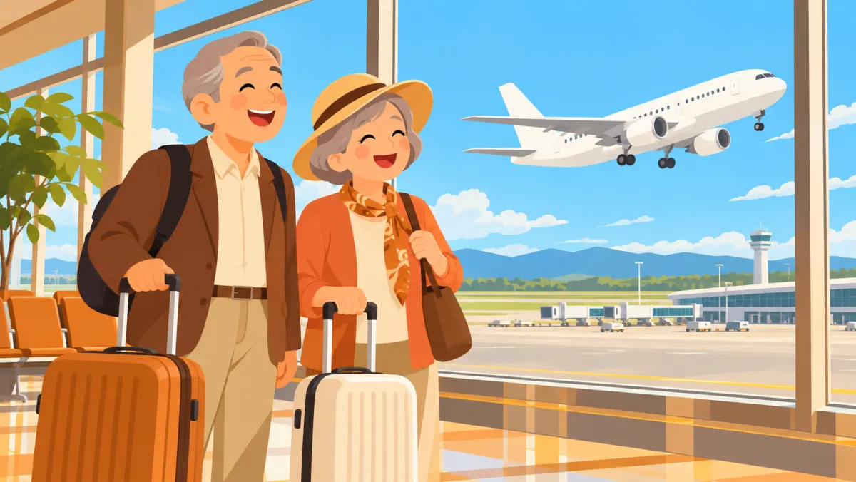 飛行機のシニア割引くらべ|JAL・ANA・スカイマーク・ソラシドは何歳から?