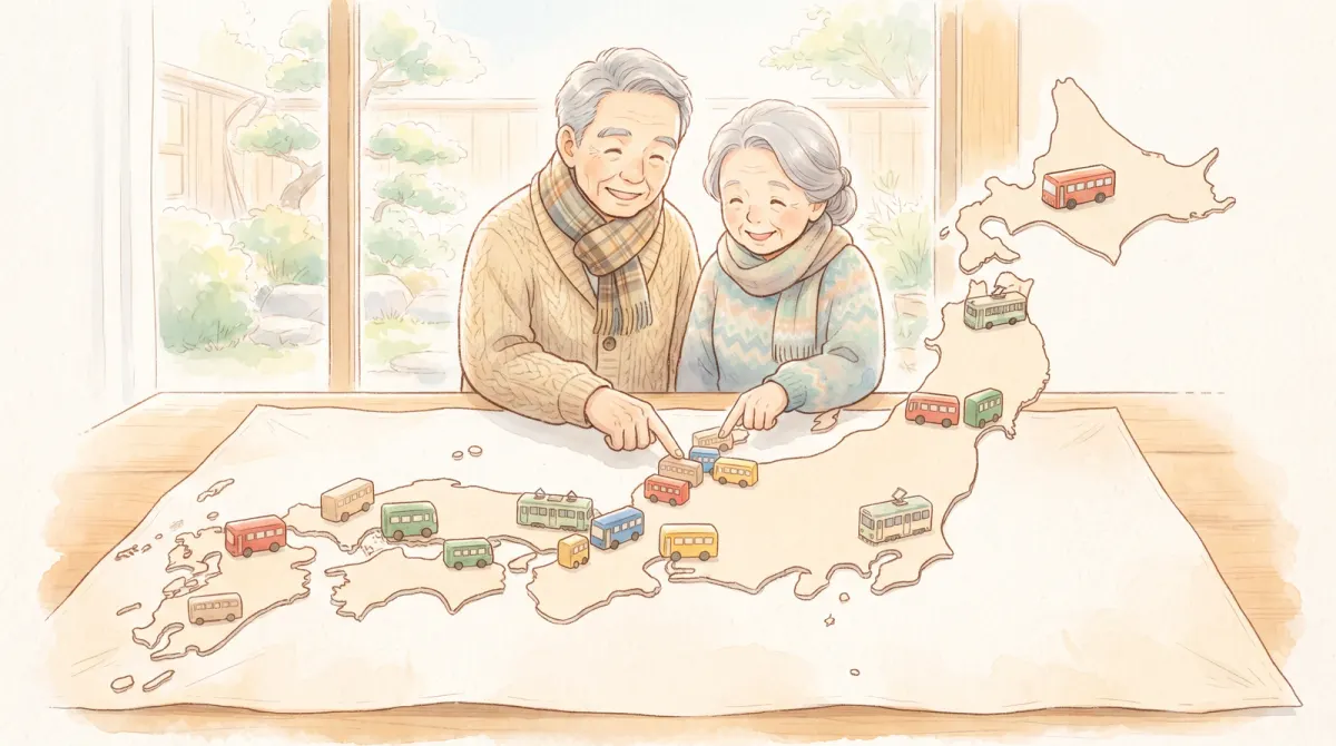 敬老パスを全国22市でくらべ|何歳から・年いくら・いちばん得な市は?月の回数で浮く額を計算